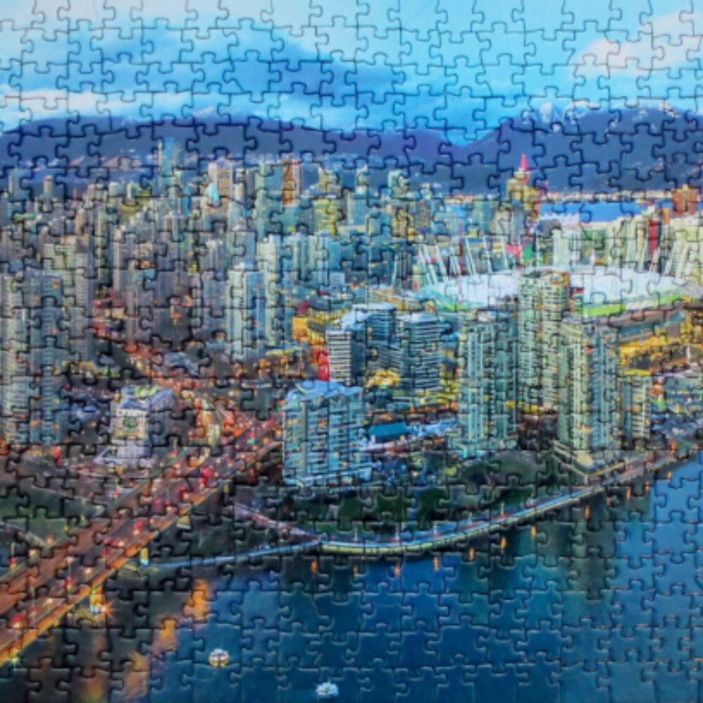 Vancouver, British Columbia, 1000 piece puzzle, Eurographics Puzzles